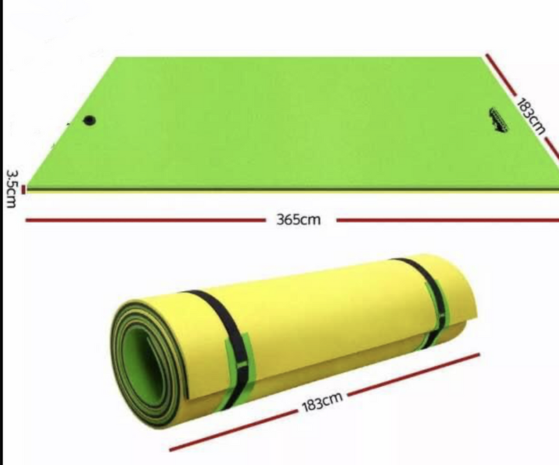 Water Sports Equipment Pool Mattress Top Selling Odorless 18 Feet XPE Foam Floating Mat Water Play for Family