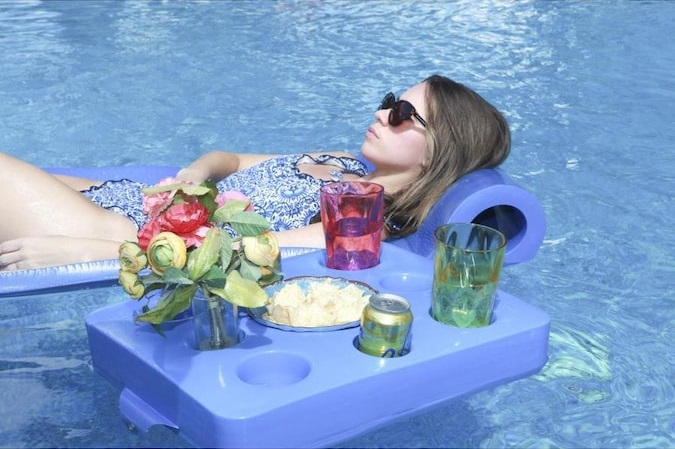 Vinyl Coating Waterfun Floating Drink Tray for Hot Tub