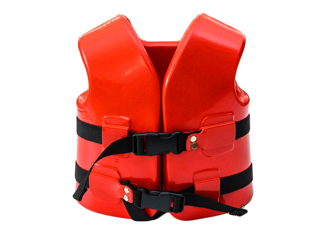Recreation Vinyl Coating Blue Foam Life Jacket for Adults