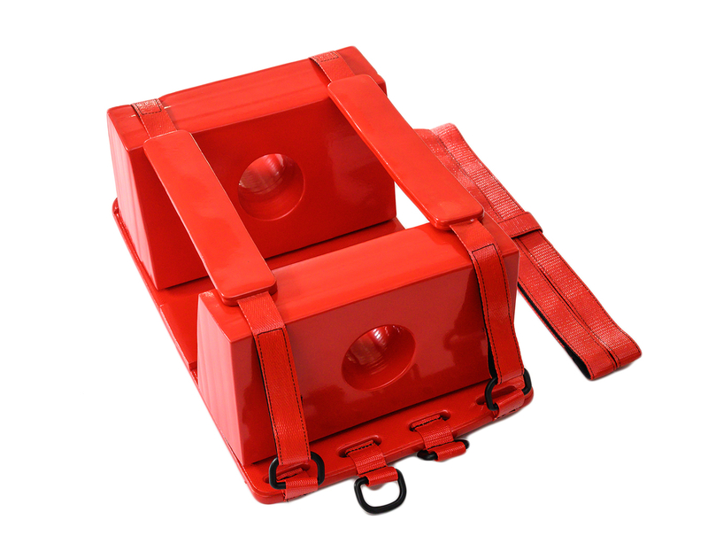 Easy-cleaning First Aid Head Immobilizer for Spine Board